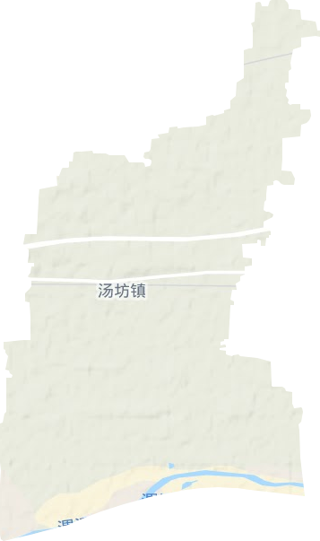 湯坊鎮地形圖