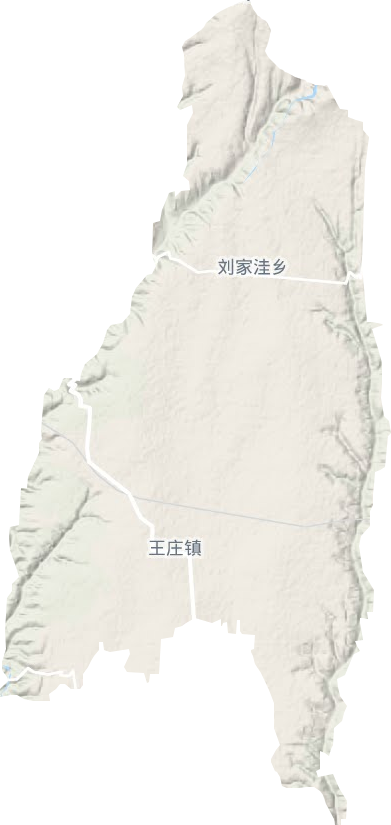 王莊鎮地形圖
