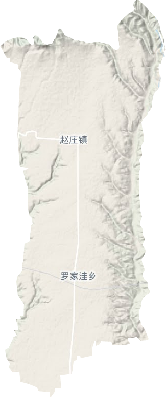 趙莊鎮地形圖