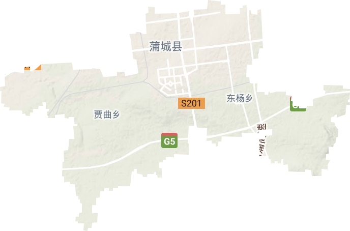 東楊鄉地形圖