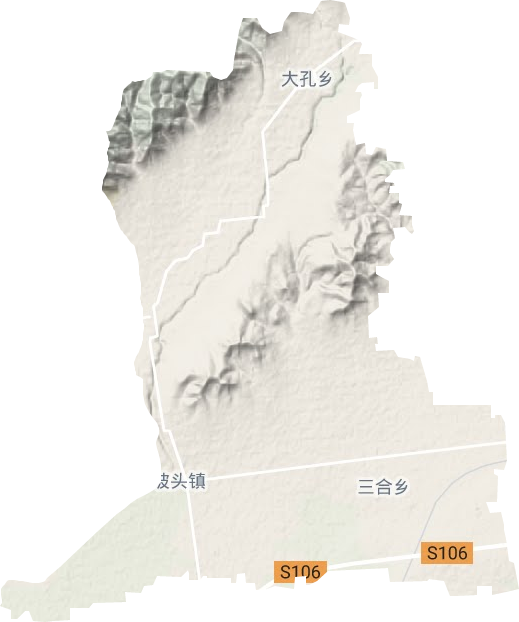 六井鎮地形圖