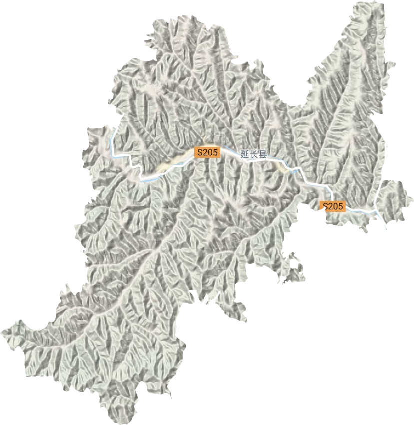 七里村鎮地形圖
