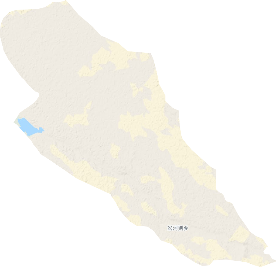 岔河則鄉(xiāng)地形圖