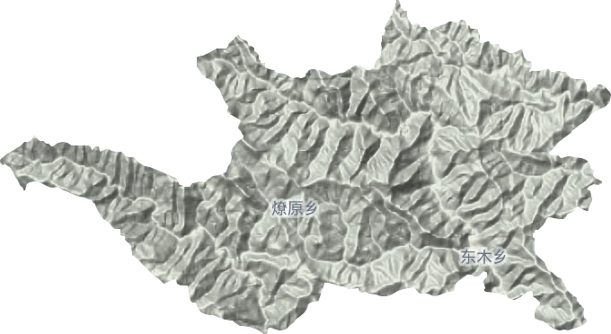 東木鎮地形圖
