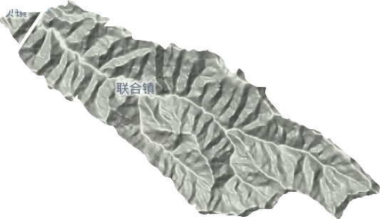 聯(lián)合鎮(zhèn)地形圖
