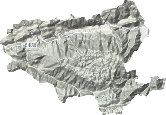 楊地鎮地形圖