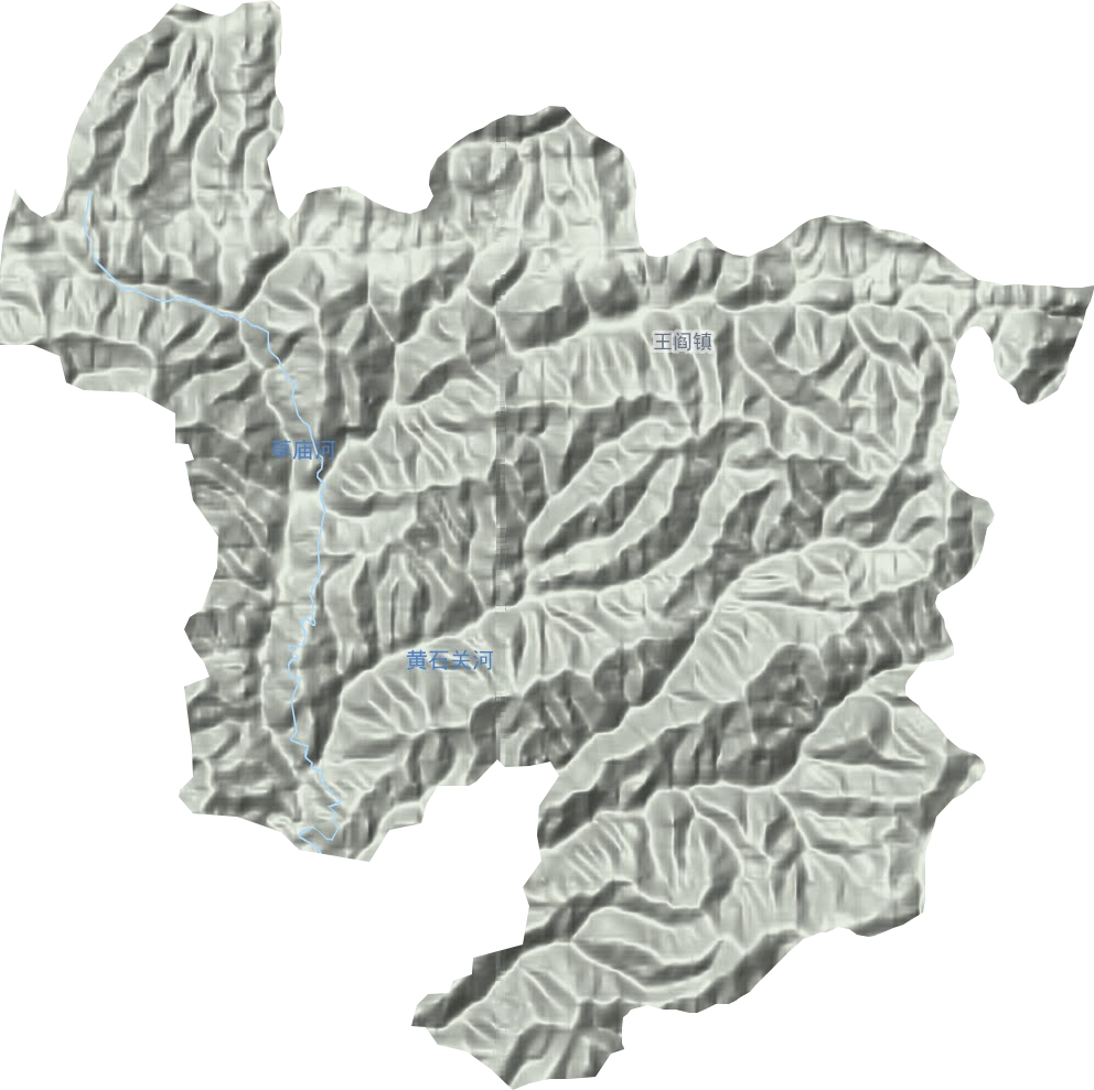 王閻鄉地形圖