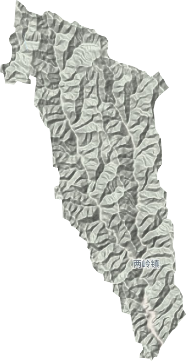 兩嶺鄉地形圖