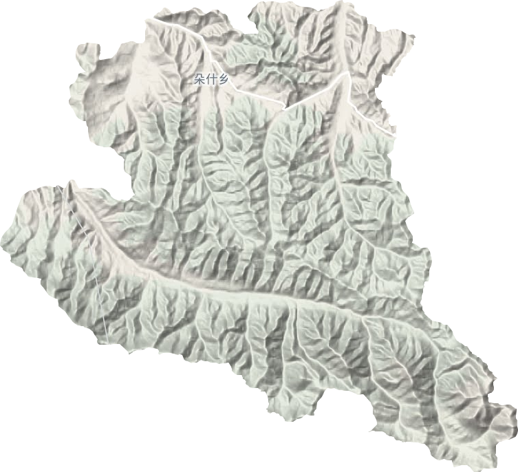 朵什鄉(xiāng)地形圖