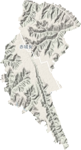 赤城鄉(xiāng)地形圖
