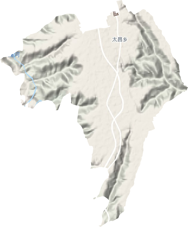 太昌鄉(xiāng)地形圖