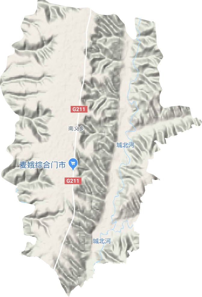 南義鄉地形圖