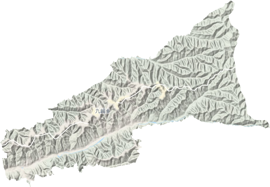 九峴鄉(xiāng)地形圖