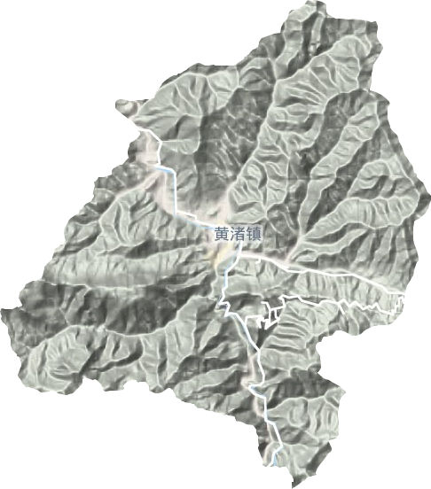 黃渚鎮地形圖