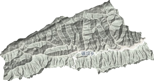 碾壩鄉(xiāng)地形圖