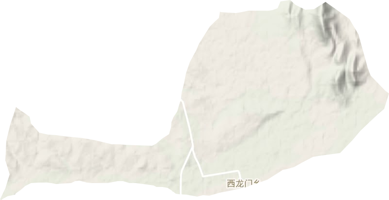 西龍門(mén)鄉(xiāng)地形圖