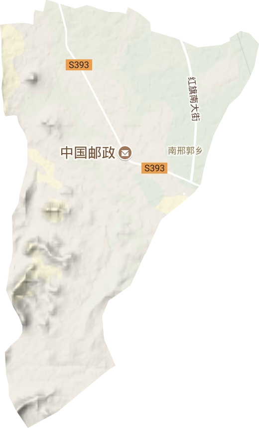 南邢郭鄉(xiāng)地形圖