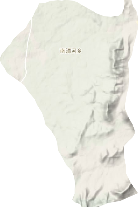 南清河鄉地形圖