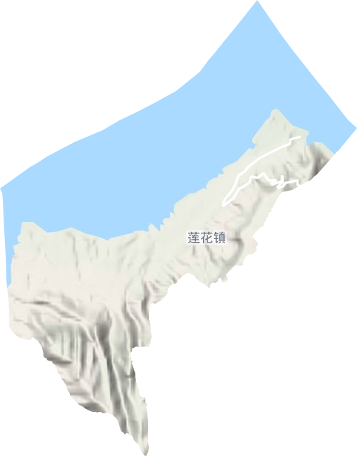 蓮花鎮地形圖