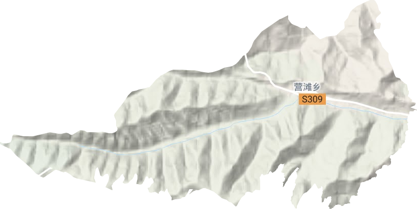 營灘鄉地形圖