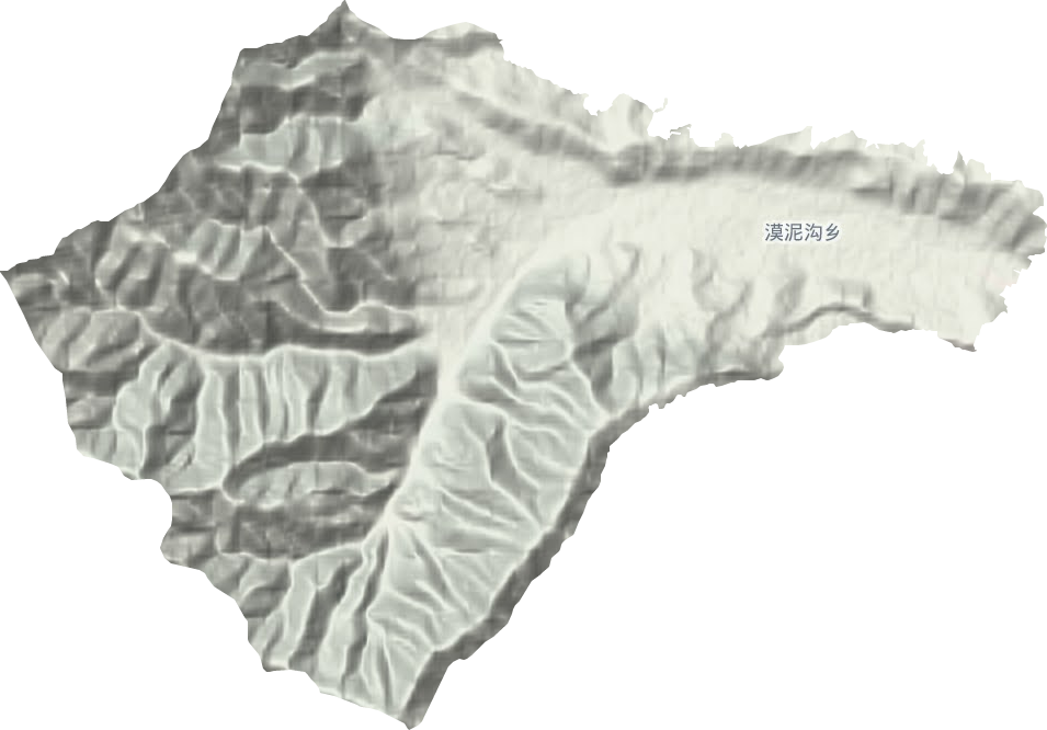 漠泥溝鄉(xiāng)地形圖