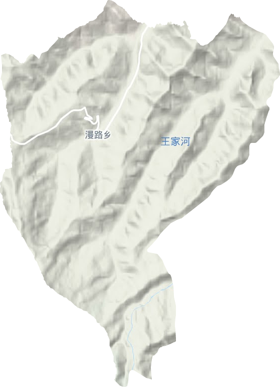 漫路鄉(xiāng)地形圖