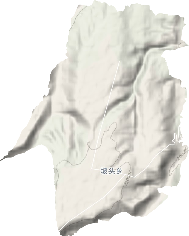 坡頭鄉地形圖