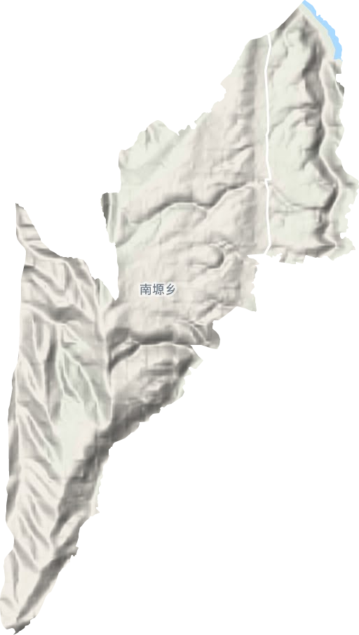南塬鄉地形圖