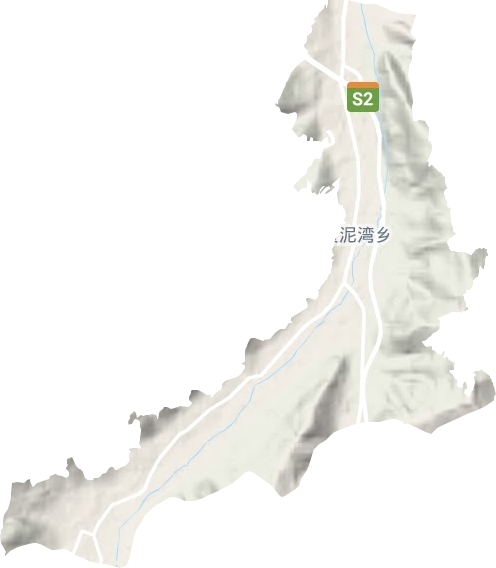 黃泥灣鄉(xiāng)地形圖