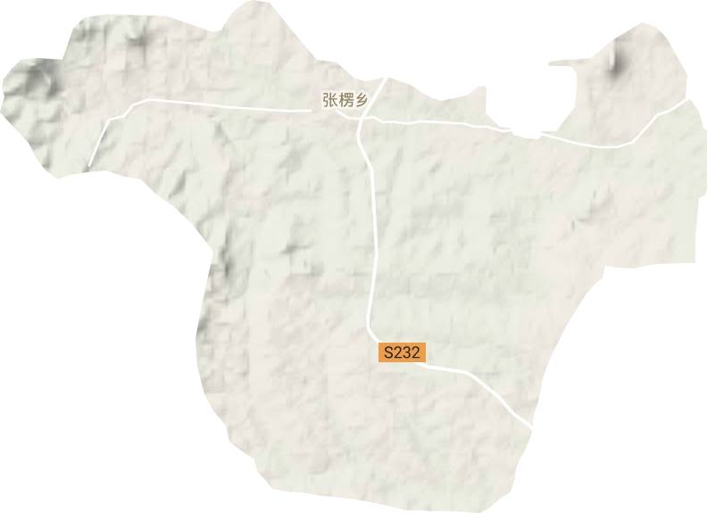 張楞鄉(xiāng)地形圖