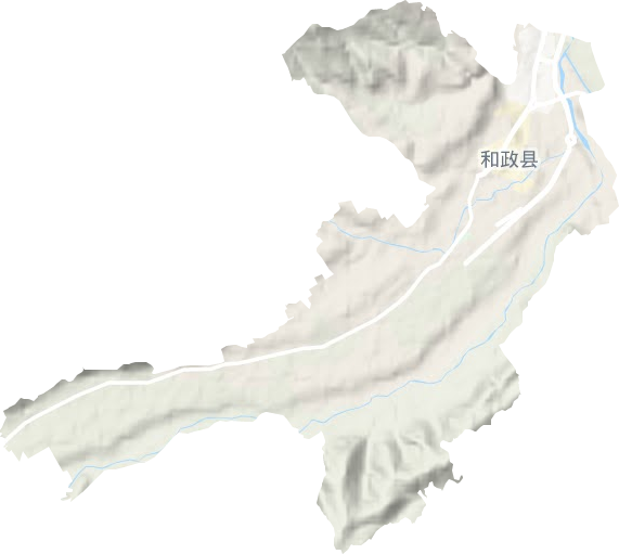 城關鎮地形圖