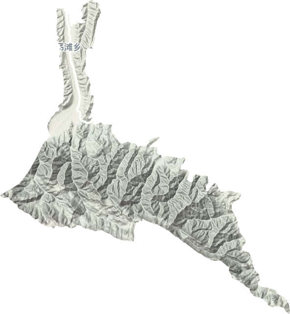 松鳴鎮(zhèn)地形圖