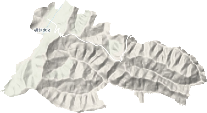 胡林家鄉地形圖