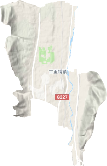 廿里鋪鎮地形圖