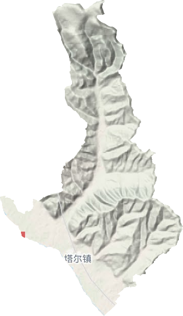 塔爾鎮地形圖