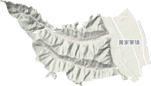 黃家寨鎮(zhèn)地形圖