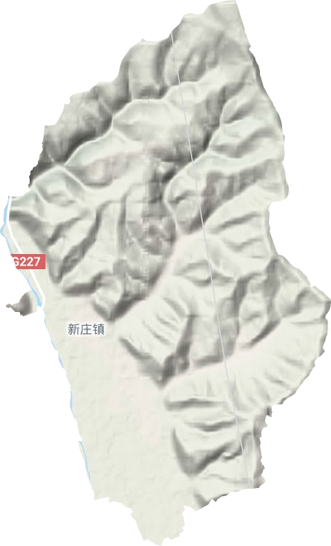 新莊鎮(zhèn)地形圖