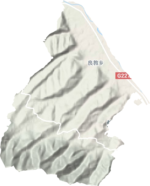 良教鄉(xiāng)地形圖