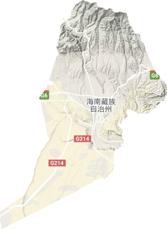 恰卜恰鎮地形圖