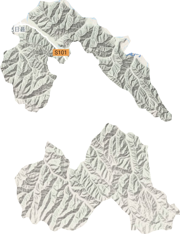 吉邁鎮(zhèn)地形圖