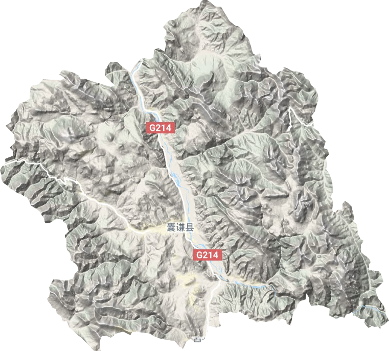 香達鎮地形圖