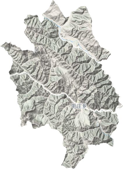 毛莊鄉(xiāng)地形圖