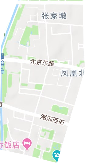 鳳凰北街街道地形圖