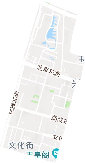 文化街街道地形圖