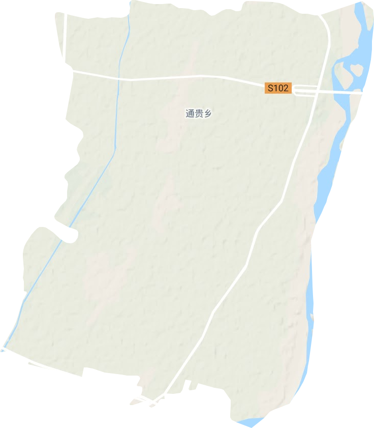 通貴鄉地形圖
