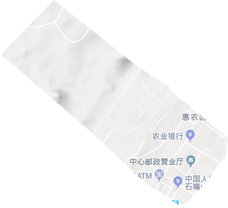 中街街道地形圖