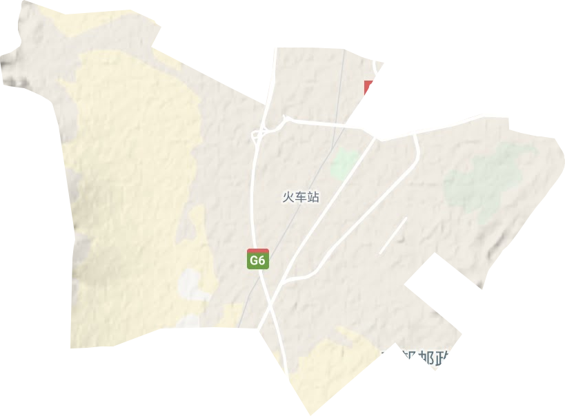 火車站街道地形圖