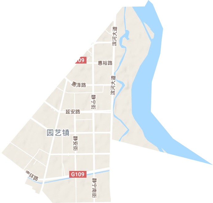 園藝鎮地形圖