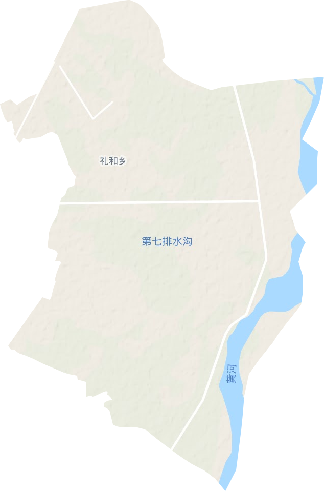 禮和鄉地形圖