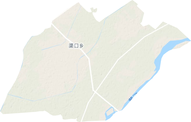 渠口鄉地形圖